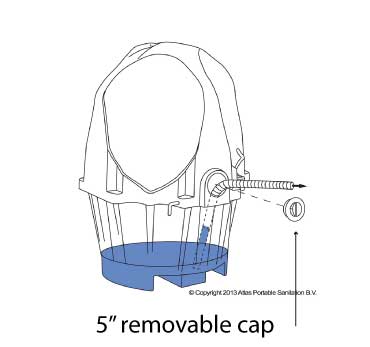 Line drawing Pluto Urinal