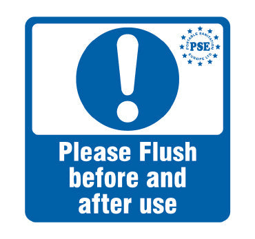 Stickers for portable toilets