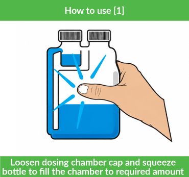 1 Litre Dispensing Bottle c/w 25ml optic