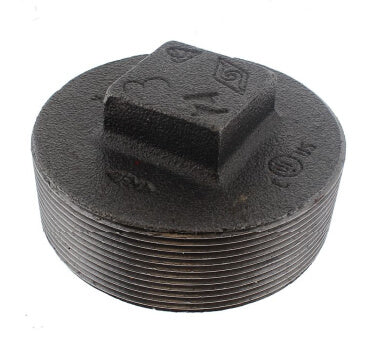 Square Headed Plug - BSP - Malleable Iron