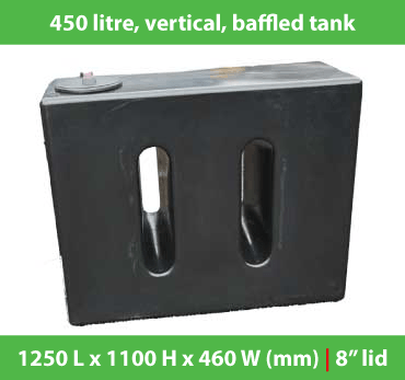 Vertical Tanks | 400-1000 Litres | Baffled