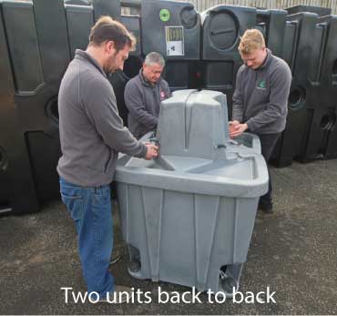 HERA 3 | Free-Standing Sink | Twin Basins