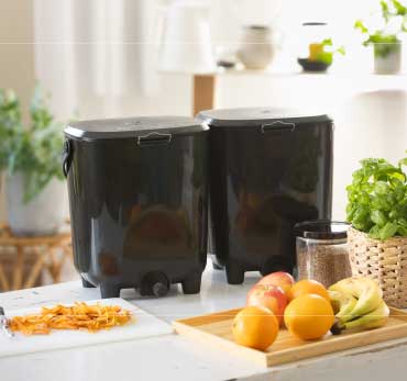 Bokashi Twin Kit | 2 x 10L Pre-Composters