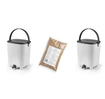 Bokashi Twin Kit | 2 x 10L Pre-Composters