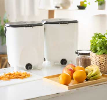 Bokashi Twin Kit | 2 x 10L Pre-Composters