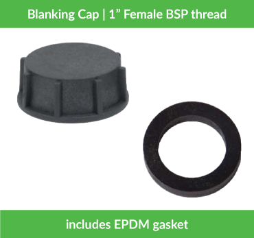 Blanking Cap & Gasket | Female BSP Thread