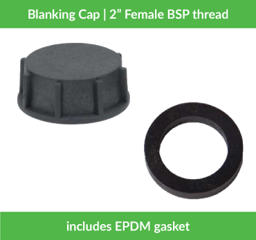 Blanking Cap & Gasket | Female BSP Thread