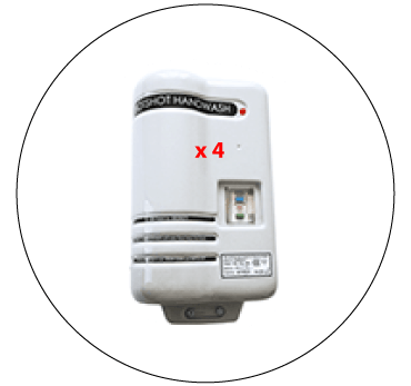 Hot Wash | Hotshot add-on for Portable Toilets | 230v