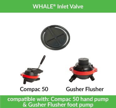 Inlet Valve | WHALE | Compac 50 Hand Pump & Gusher Flusher Foot Pump | 415.40