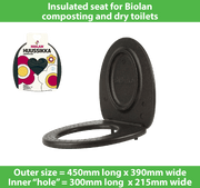 Insulated Toilet Seat | Composting & Dry Toilets