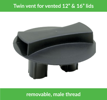 12" Tank Lids | Vented & Unvented | Manta 355 Series