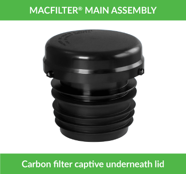 Septic Tank Air Admittance Valve | Active Carbon Filter | 75-110mm