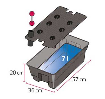 Biolan Planter | With Sub-Irrigation Reservoir