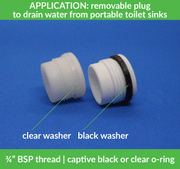 Drain Plug for Shorelink Sinks | 3/4" | BSP