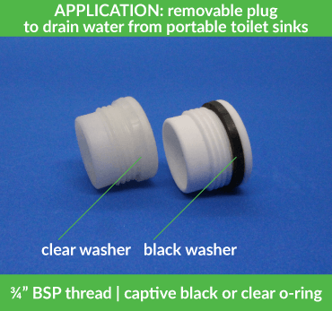 Drain Plug for Shorelink Sinks | 3/4" | BSP