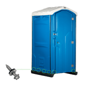 Toilet Base Screw | 100 Pack | Self-drilling