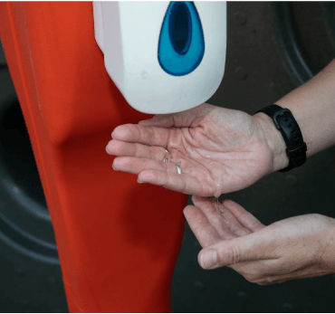 Tulip - Mobile Soap / Hand Sanitiser Station