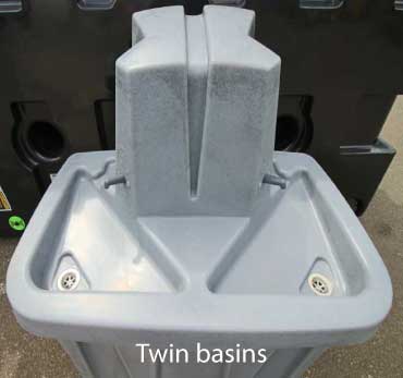 HERA 3 | Free-Standing Sink | Twin Basins