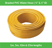 Water Hose | PVC | Braided | Yellow