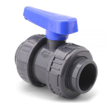 Ball Valve | 2" | PVC - Plain Sockets (weld end)